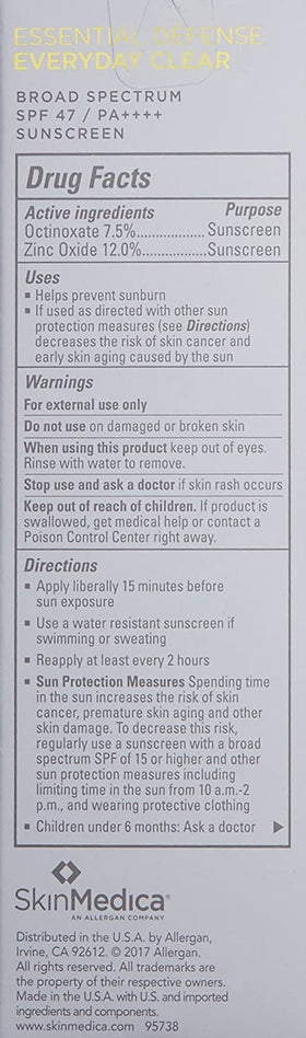 SkinMedica tube next to coin showing compact 1.85 oz portability