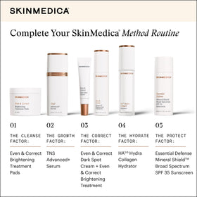 SkinMedica on bathroom vanity showing easy daily routine use