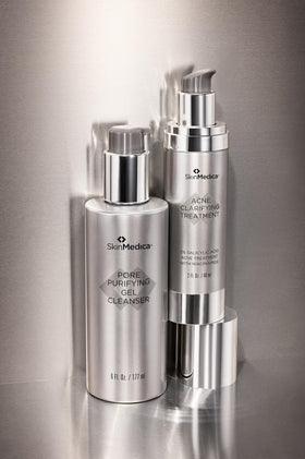 SkinMedica gel texture close-up highlighting smooth formula and gentle exfoliation