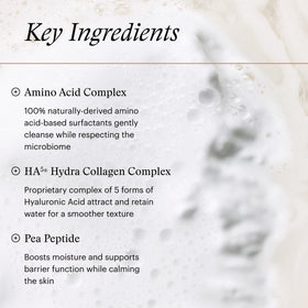 SkinMedica in-hand application illustrating comfortable lather and non-irritating foam