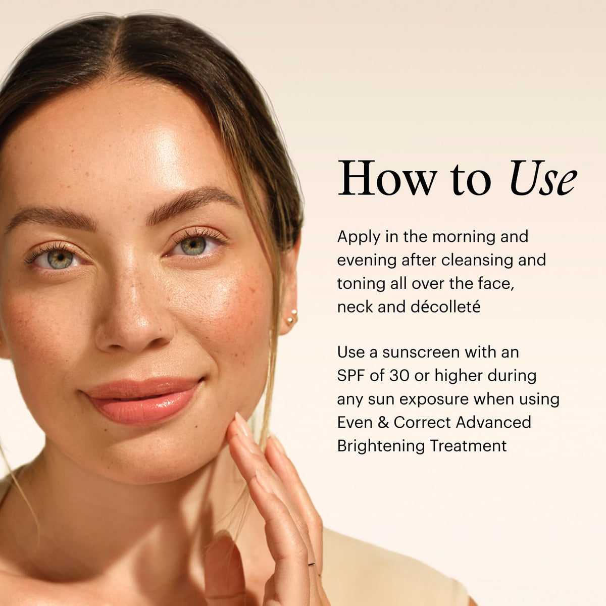 SkinMedica label close-up showing ingredient list for brightening support
