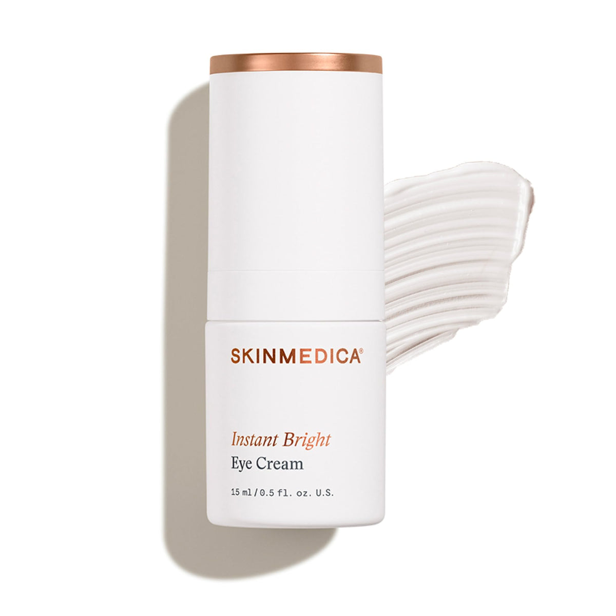 SkinMedica jar front packaging showing product and clean design, brightens eyes