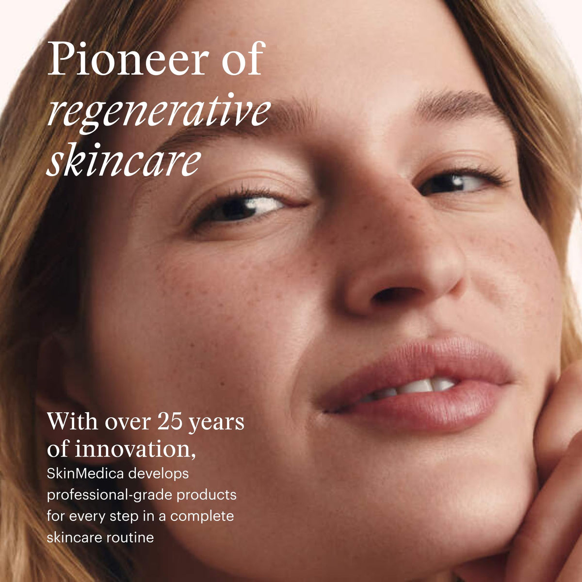 SkinMedica botanical ingredients flatlay showing caffeine and extracts, natural support