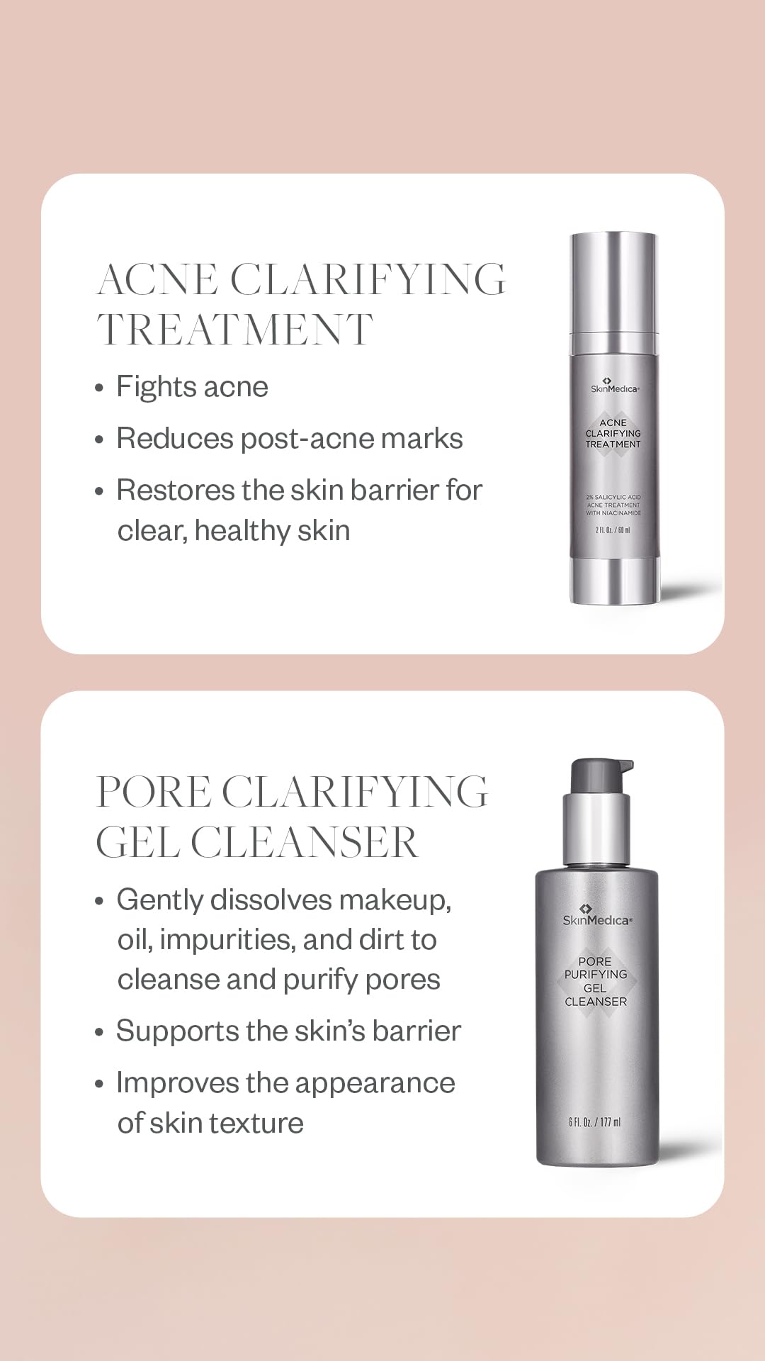 SkinMedica label ingredient list close-up emphasizing salicylic acid and botanicals