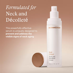 SkinMedica pump dispenser detail showing controlled, hygienic product delivery