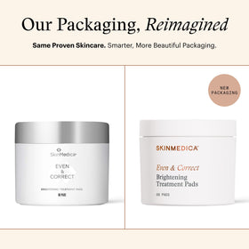 SkinMedica close-up pad texture showing soaked pad for even exfoliation