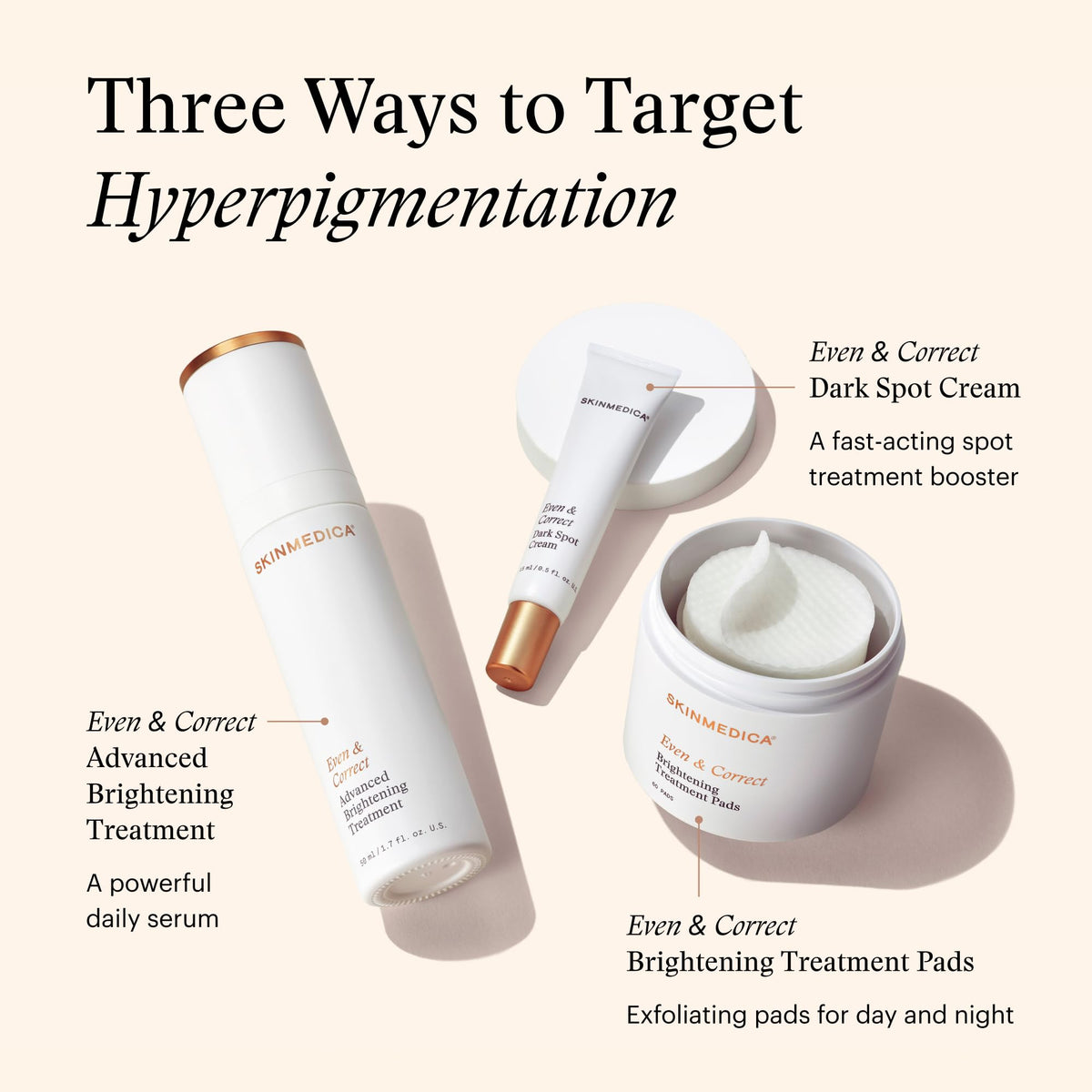 SkinMedica pads on bathroom counter showing everyday routine readiness