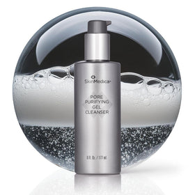 SkinMedica front packaging showing bottle and product name, conveys clean efficacy
