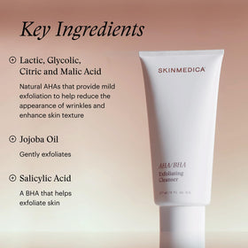 SkinMedica dispensed foam from pump demonstrating effective cleansing action
