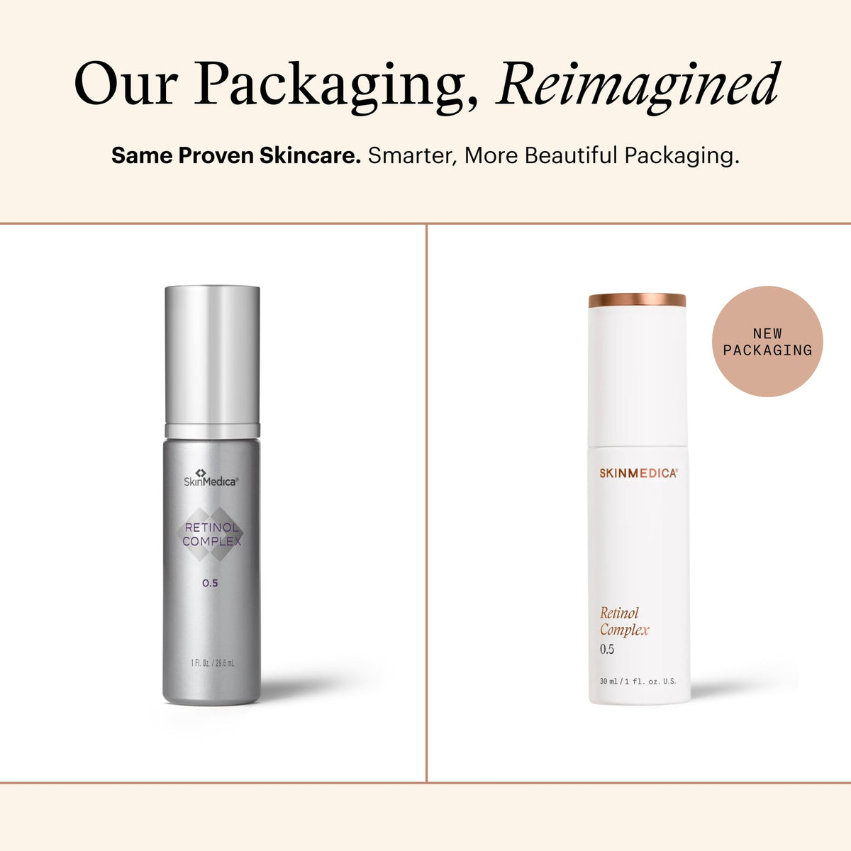 SkinMedica dropper dispensing serum illustrating controlled application and precision