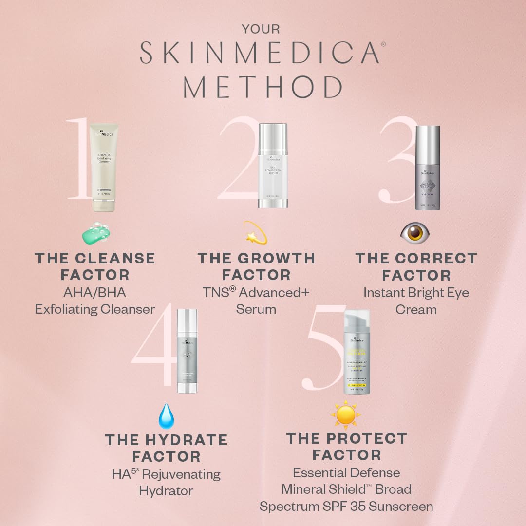 SkinMedica application on healed scar in skincare routine demonstrating visible-improvement benefit