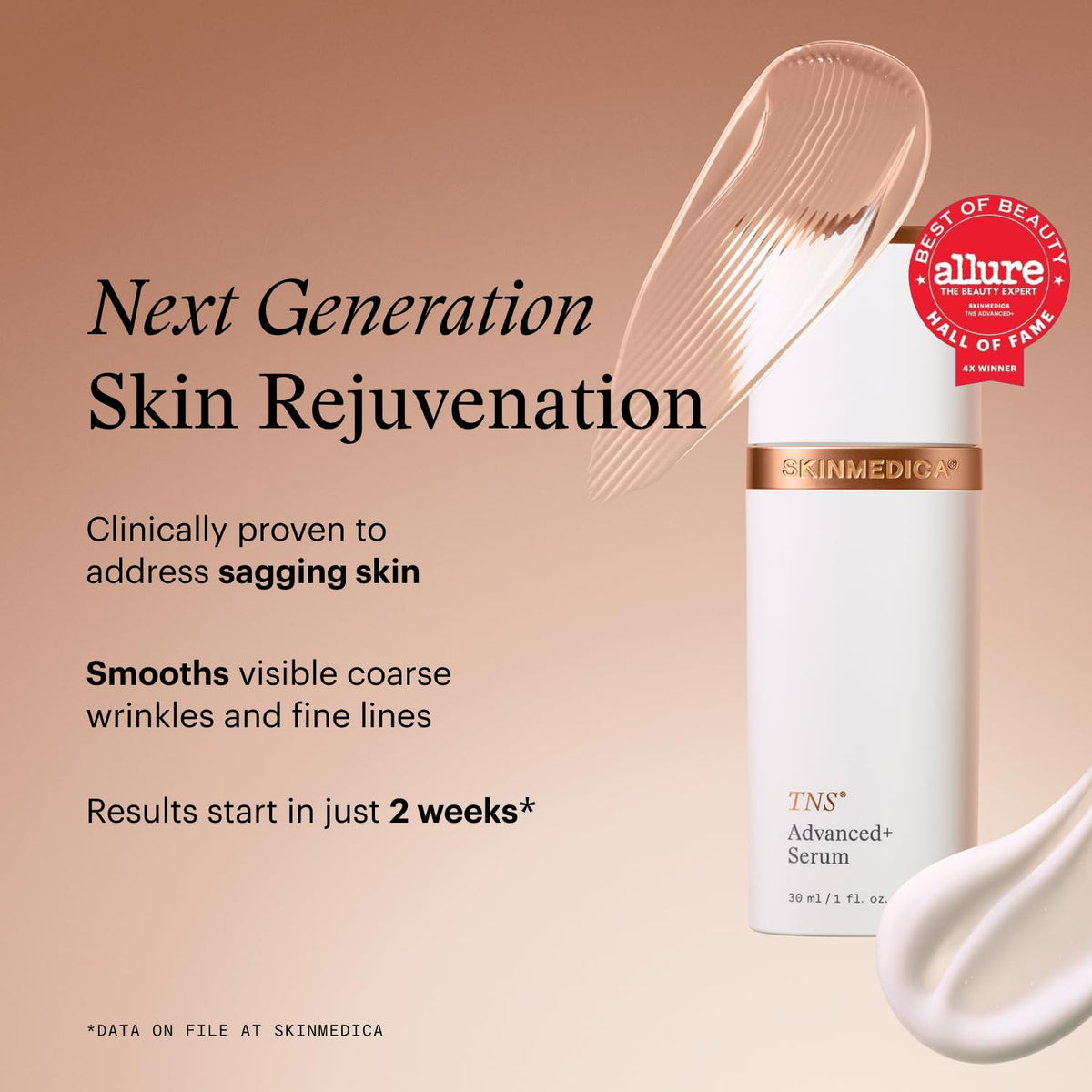 SkinMedica pump dispensing mixed serum demonstrating easy application and precise dosage