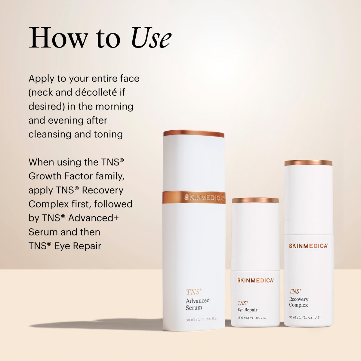 SkinMedica ingredient label close-up showing growth factor blend for informed use