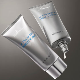 SkinMedica applied on cheek in morning routine, showing smooth base for makeup