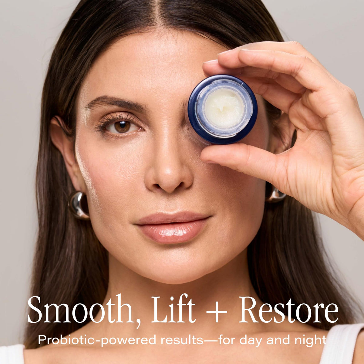 SKINN close-up of balm texture melting for rich overnight hydration benefit