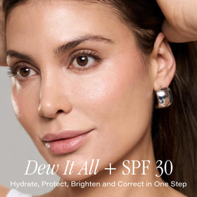 SKINN cream texture close-up highlighting fast-absorbing finish
