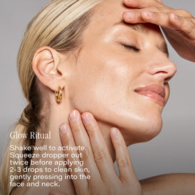 SKINN oil applied to hand showing smooth absorption and hydration