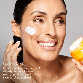 SKINN cream being applied on hand to demonstrate spreadability and quick absorption