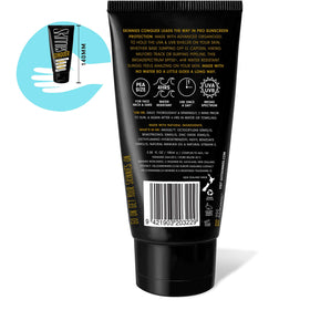 Skinnies CONQUER gel texture closeup illustrating concentrated, non-greasy spreadability