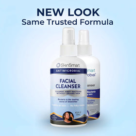 SkinSmart nozzle close-up showing fine mist delivery for even coverage and convenience