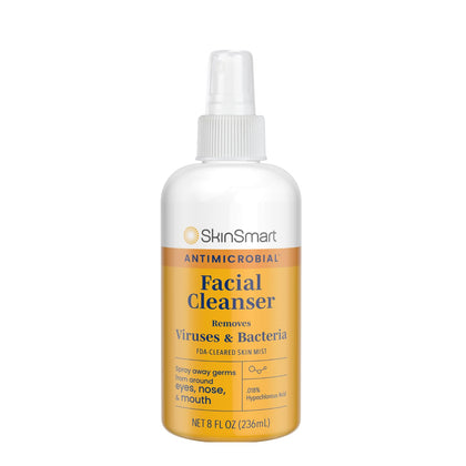 SkinSmart front packaging showing 8 oz bottle and branding for easy identification