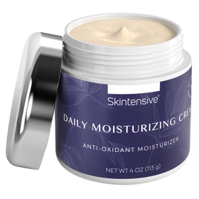 SKINTENSIVE being applied to hand to show quick hydration benefit