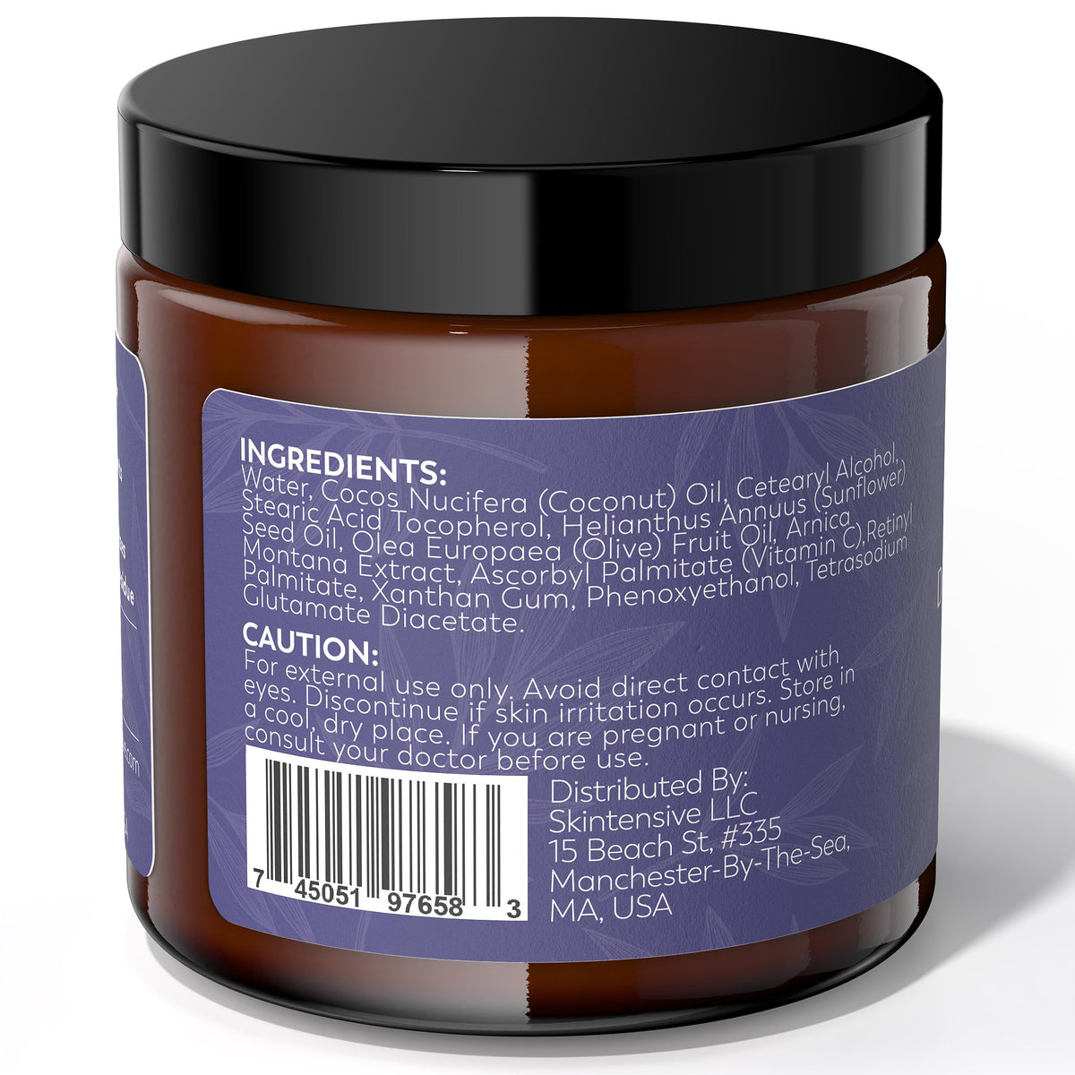 SKINTENSIVE cream texture close-up demonstrating smooth absorption benefit