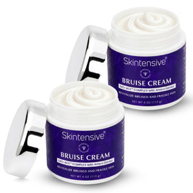 SKINTENSIVE front packaging showing two 4 oz jars and product benefits
