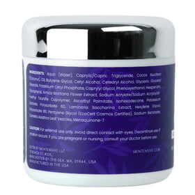 SKINTENSIVE senior woman caring for hands showing moisturized delicate skin