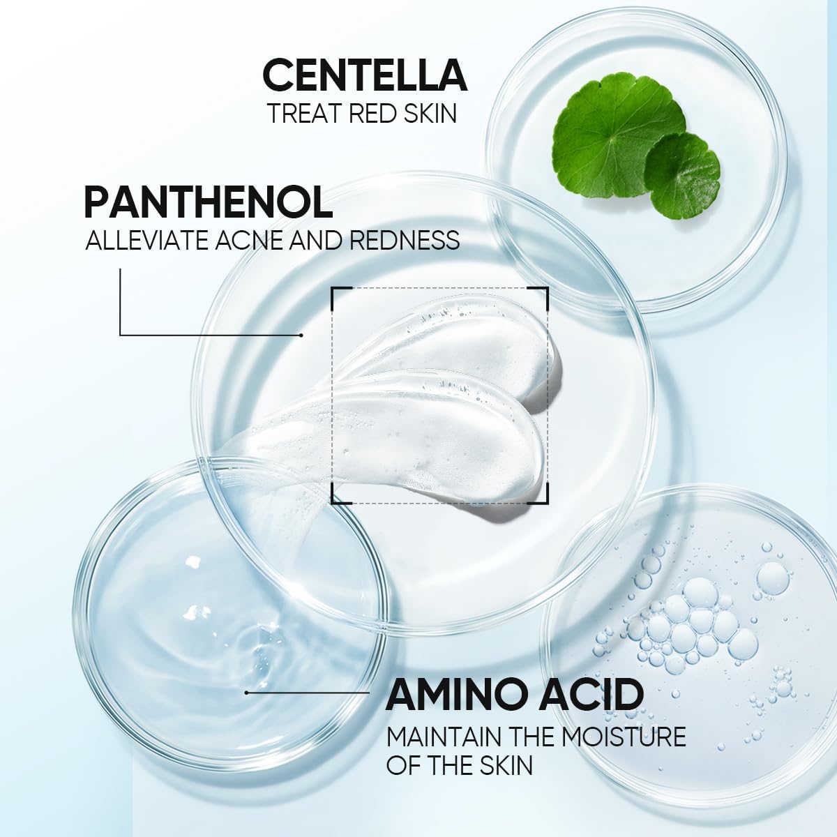 SKINTIFIC in-hand application showing easy lather and quick removal of oil