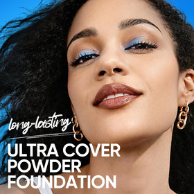 SKINTIFIC close-up of powder texture highlighting ultra-fine smooth finish and pore-blurring effect