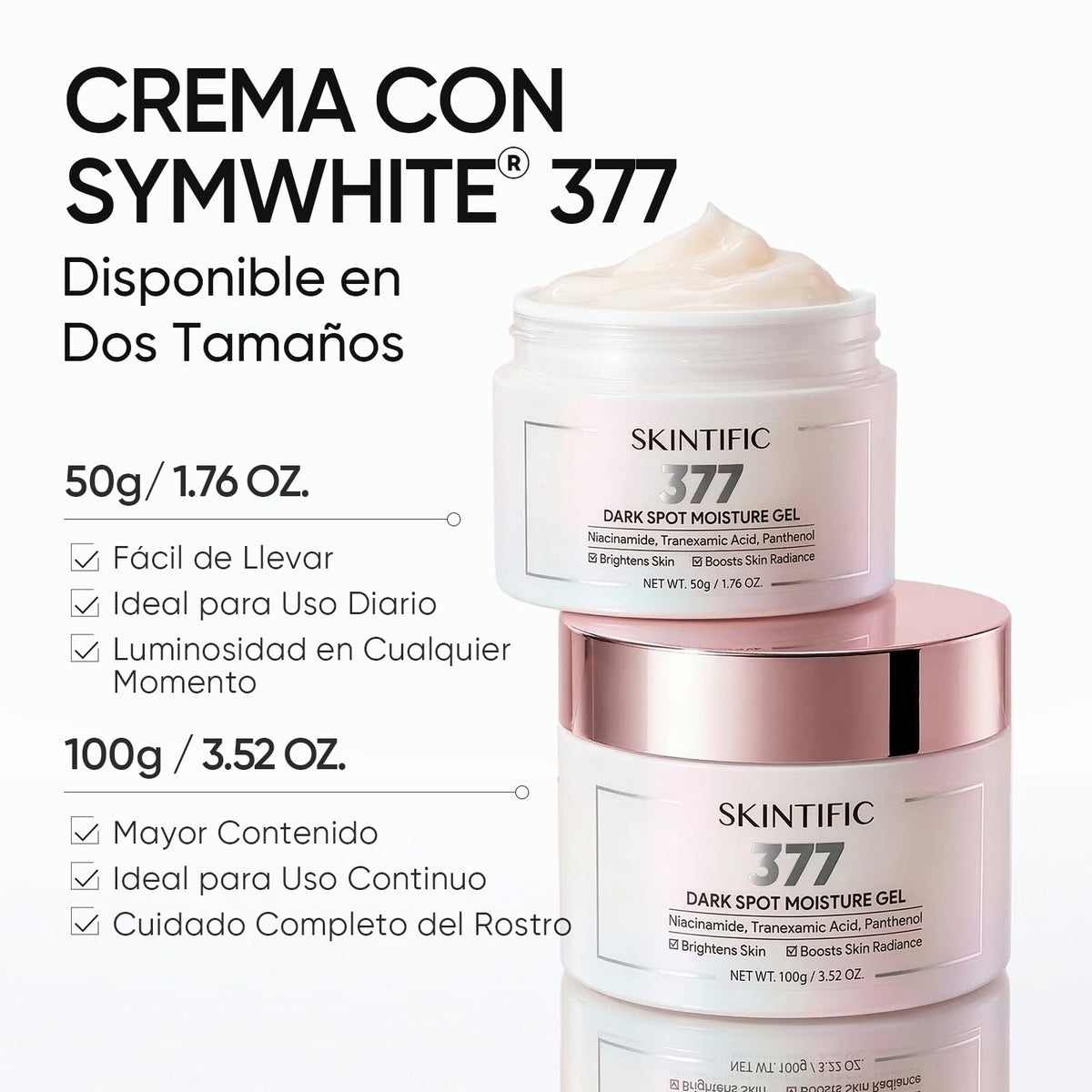 SKINTIFIC on bathroom vanity lifestyle image showing everyday routine benefit