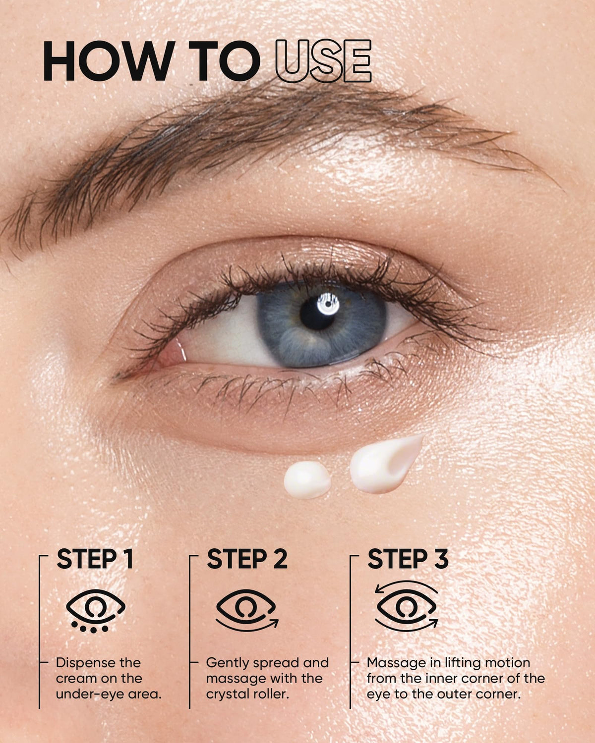 SKINTIFIC ingredient label highlighting peptides niacinamide caffeine benefits