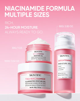 skintific jar on bathroom shelf lifestyle shot conveying daily routine