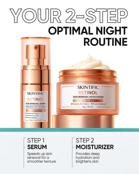 SKINTIFIC on bathroom vanity as lifestyle shot suggesting daily routine use