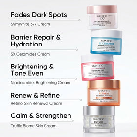 SKINTIFIC moisturizer under makeup in morning routine showing non-greasy finish