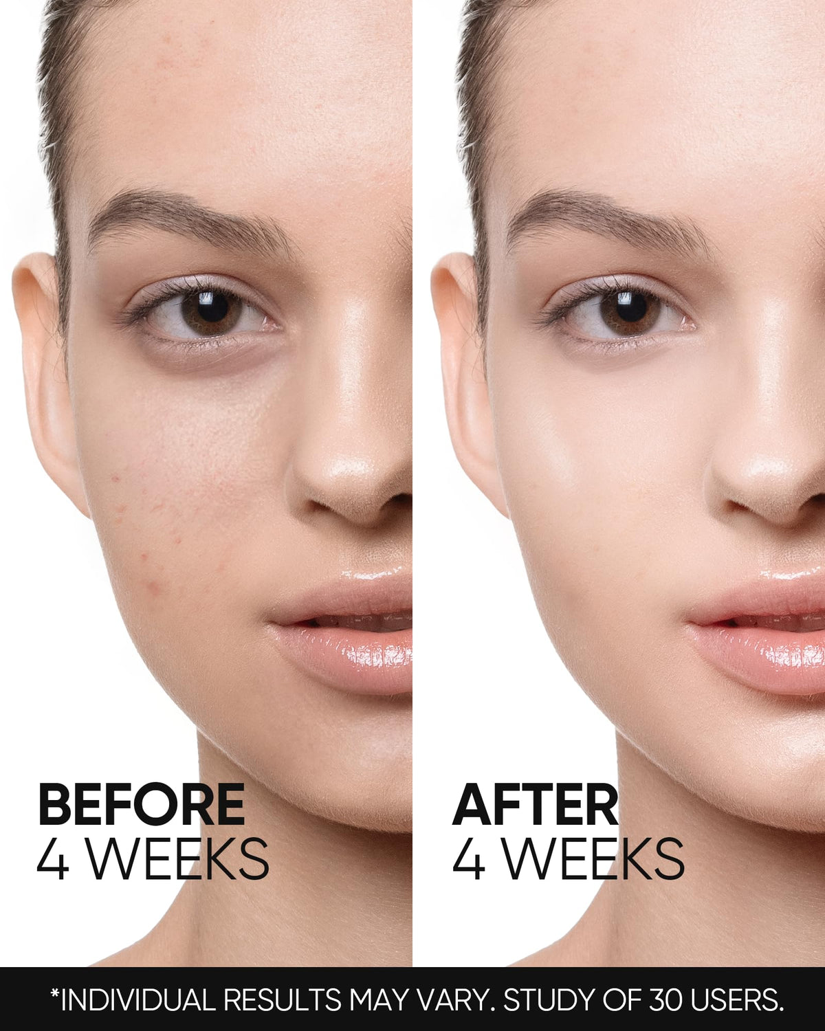 SKINTIFIC layering demo with serum demonstrating compatibility and non-pilling