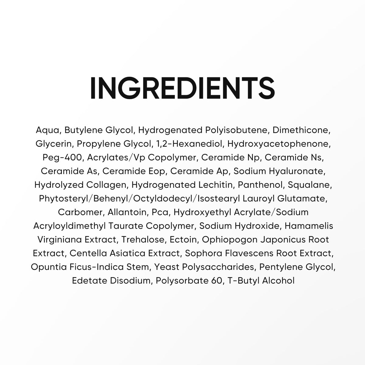 SKINTIFIC label close-up highlighting key ingredients and clean formula
