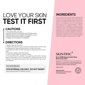 SKINTIFIC open twist-action stick revealing smooth glide applicator