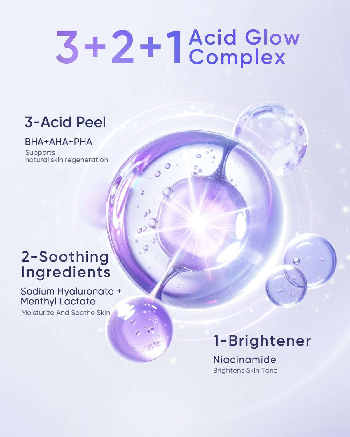 SKINTIFIC smooth pad side detail for gentle calming and soothing