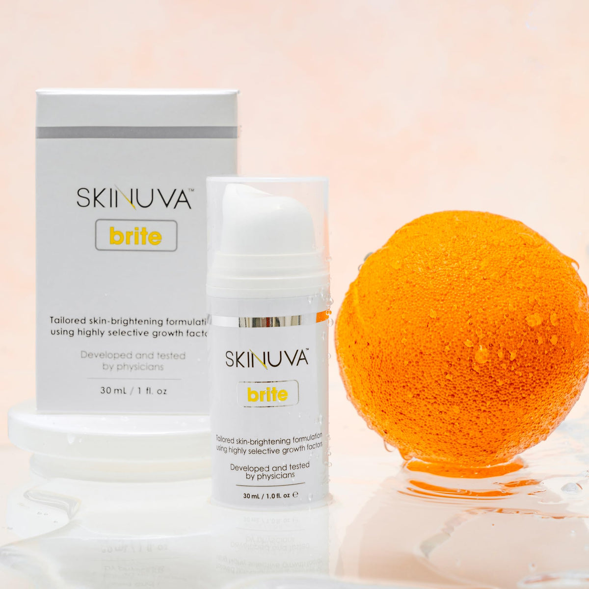 Skinuva Brite in clinical setting representing physician-developed formulation benefit