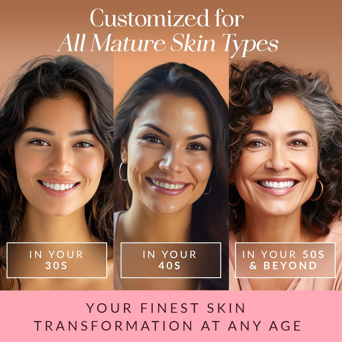 SKINWIT applied under eye illustrating de-puffing and brightening effect