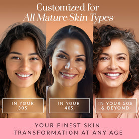SKINWIT applied under eye illustrating de-puffing and brightening effect
