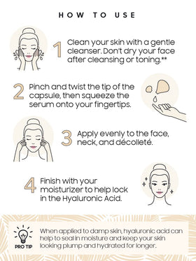 SKINWORKS single capsule close-up highlighting measured dose and hygiene benefits
