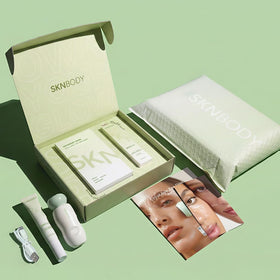 SKNBODY visual showing refreshed under-eye impression after use
