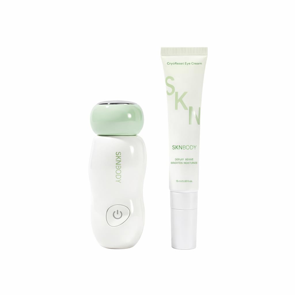 SKNBODY front packaging showing the CryoReset™ duo and benefits