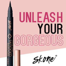 Skone open cap tipped view revealing tip shape for accurate winged looks