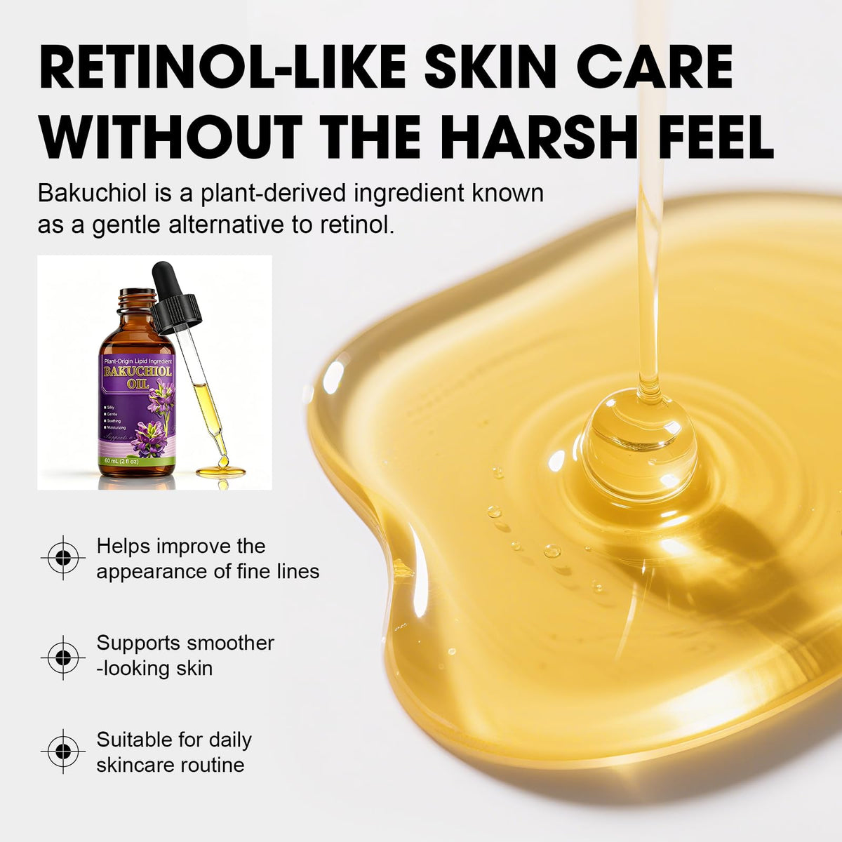 SKSOYT oil applied to skin during nighttime routine, demonstrates smooth non-greasy finish