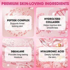 SKSOYT close-up texture of serum demonstrating silky fast absorption