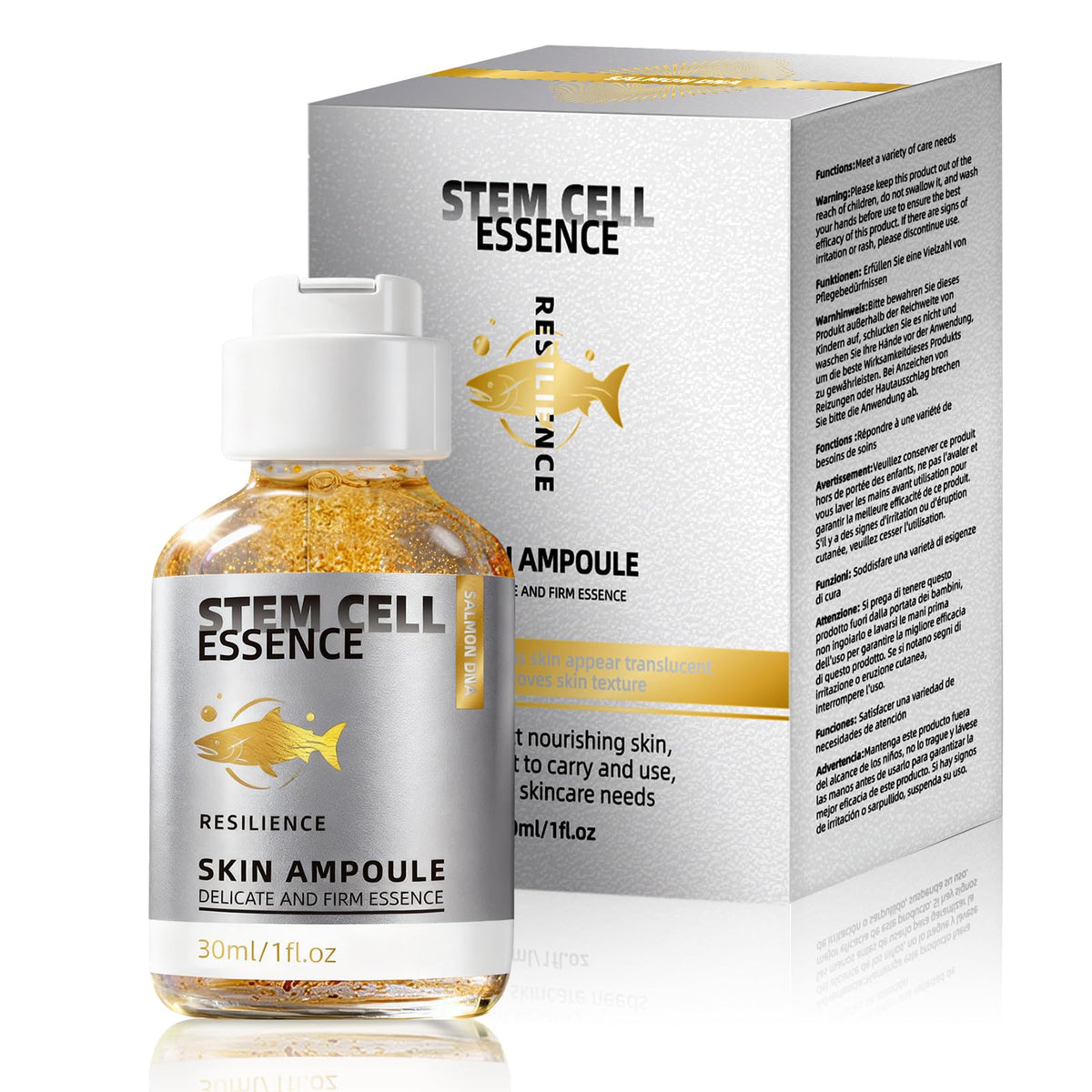 SKSOYT front bottle view showing packaging and clear serum benefits